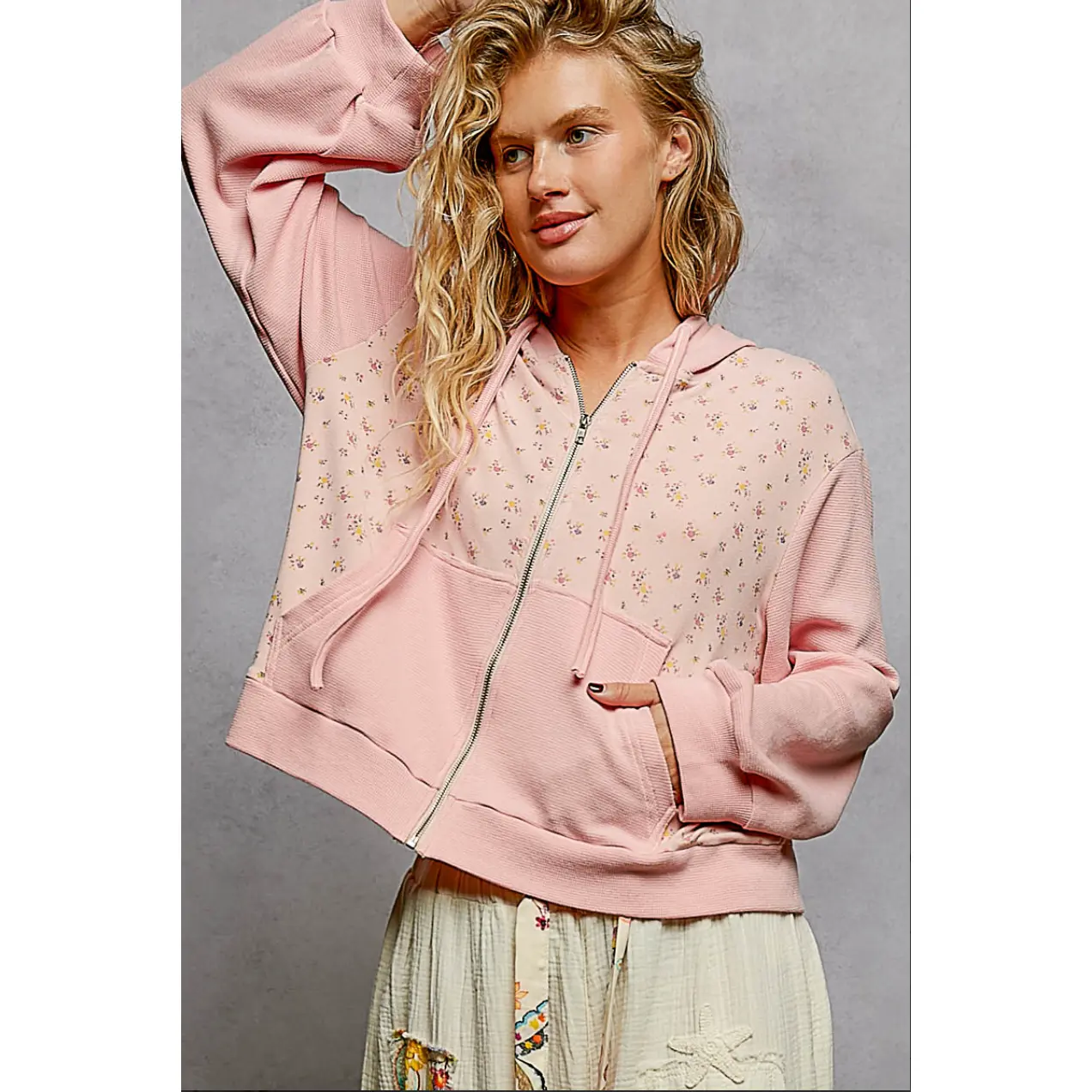 Pink Floral Jacket