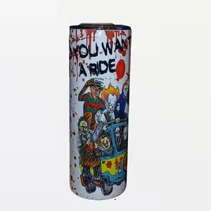 20 oz stainless tumbler with  fashionable print