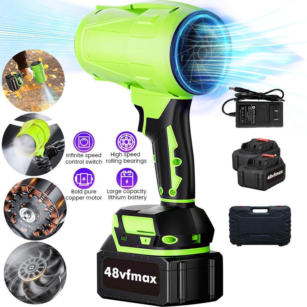 kepeak Turbo Jet Blower,Leaf Blower, Violent Turbo Fan, Pure Copper Motor,Car Drying After Wash, Handheld Snow Blower,Cordless Turbo Power Air Duster,Home Improve,Garden Mainte Holiday gifts