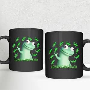Lizard Lizard Lizard, Eli0 Lizard Funny Meme Mug, Movie Quotes Coffee Cup Ver 2