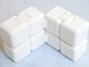 Infinity Fidget Cube Stress Relief Toy Smooth Folding Motion 3D Printed Compact Design for Kids & Adults Ideal for Desks Gaming Travel and Daily Stress Management relaxation anxiety