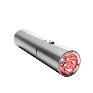 Black Beauty Best Red Light Therapy Torch - Targeted 5 Wavelengths (Red, Infrared & Optional Blue Light) for Skin Care and Facial Rejuvenation Comfort Treatment Healthcare Solution Healthy Fitness Wellness Alternative Therapeutic