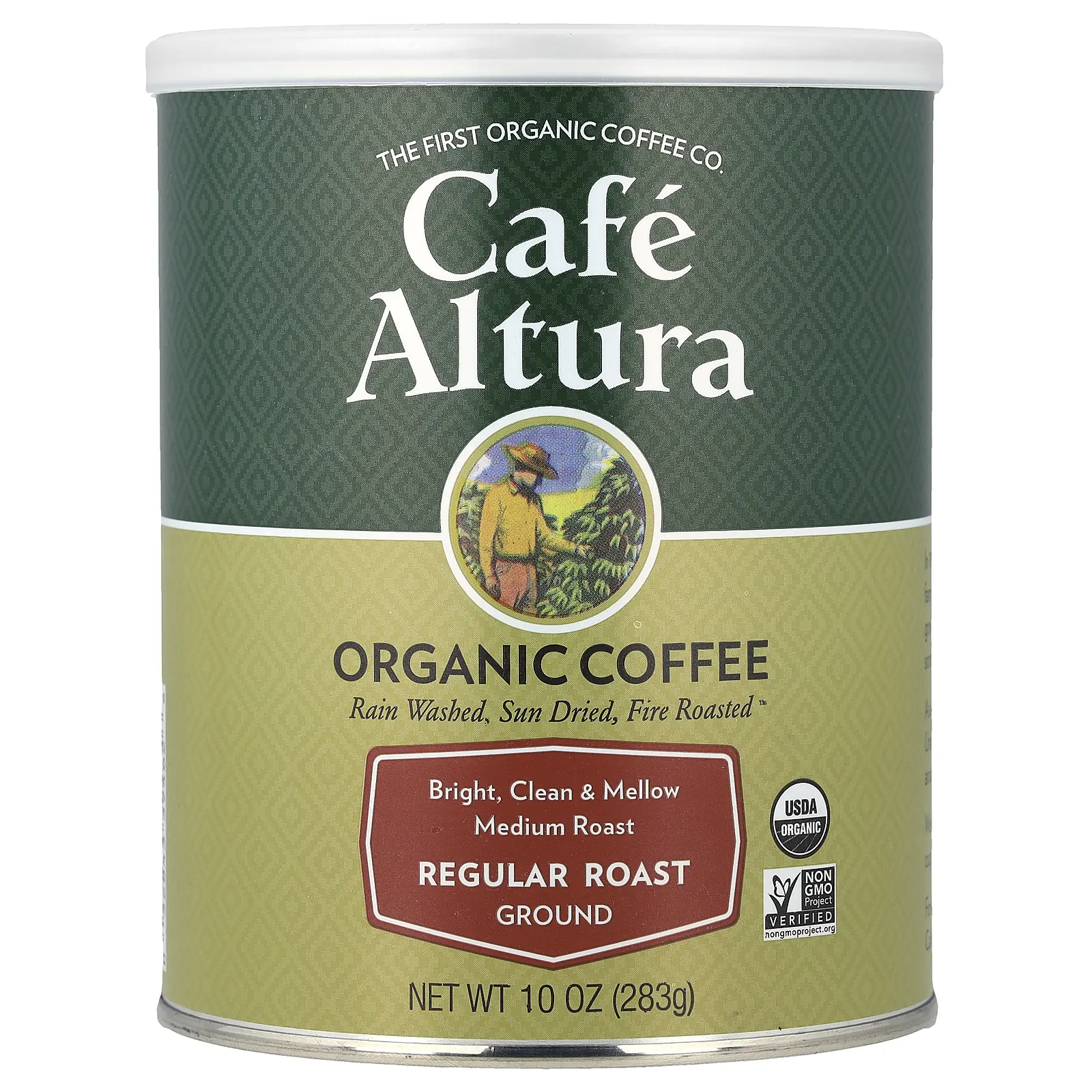 Cafe Altura Organic Coffee, Ground, Regular Roast, 10 oz (283 g)