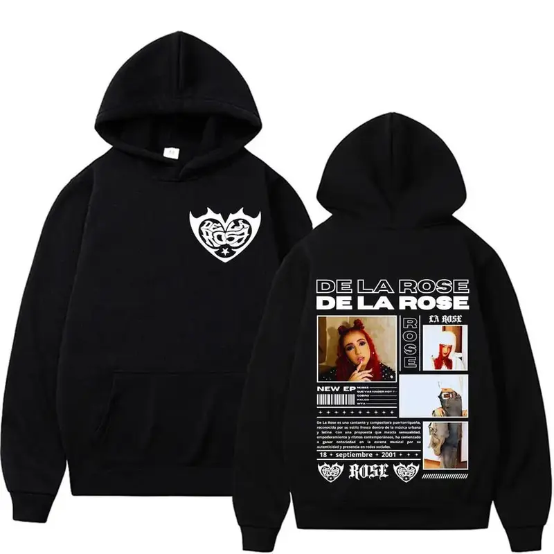 Chanteur Dela Rose Album Tour 2025 Hoodie Double Sided Unisex Crewneck Made Using 100% Us Cotton, Design & Printed In The USA