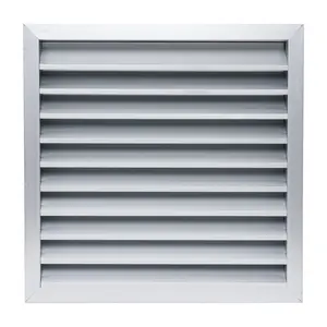 Handua Anodized Aluminum Exterior Wall Vent | Gable Shed for Crawlspace, Outdoor, Doors, Attic | Weatherproof, Rain&Rust Proof, Water Resistant Grille