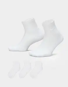 NIKE Everyday Elevated Embroidered Swoosh Womens Ankle Socks