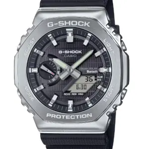 Casio G-Shock G Steel Tough Solar Bluetooth Basic Black Men's Watch GBM-2100-1A