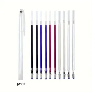 11pcs Heat Transfer Fabric Markers - High-Temperature Disappearing Ink for Sewing, Crafting, and Designing on, Fabric, and More, Crafting Supplies | Vibrant Colors | Durable Markers, Fabric Markers, Sewing Supplies Crafts