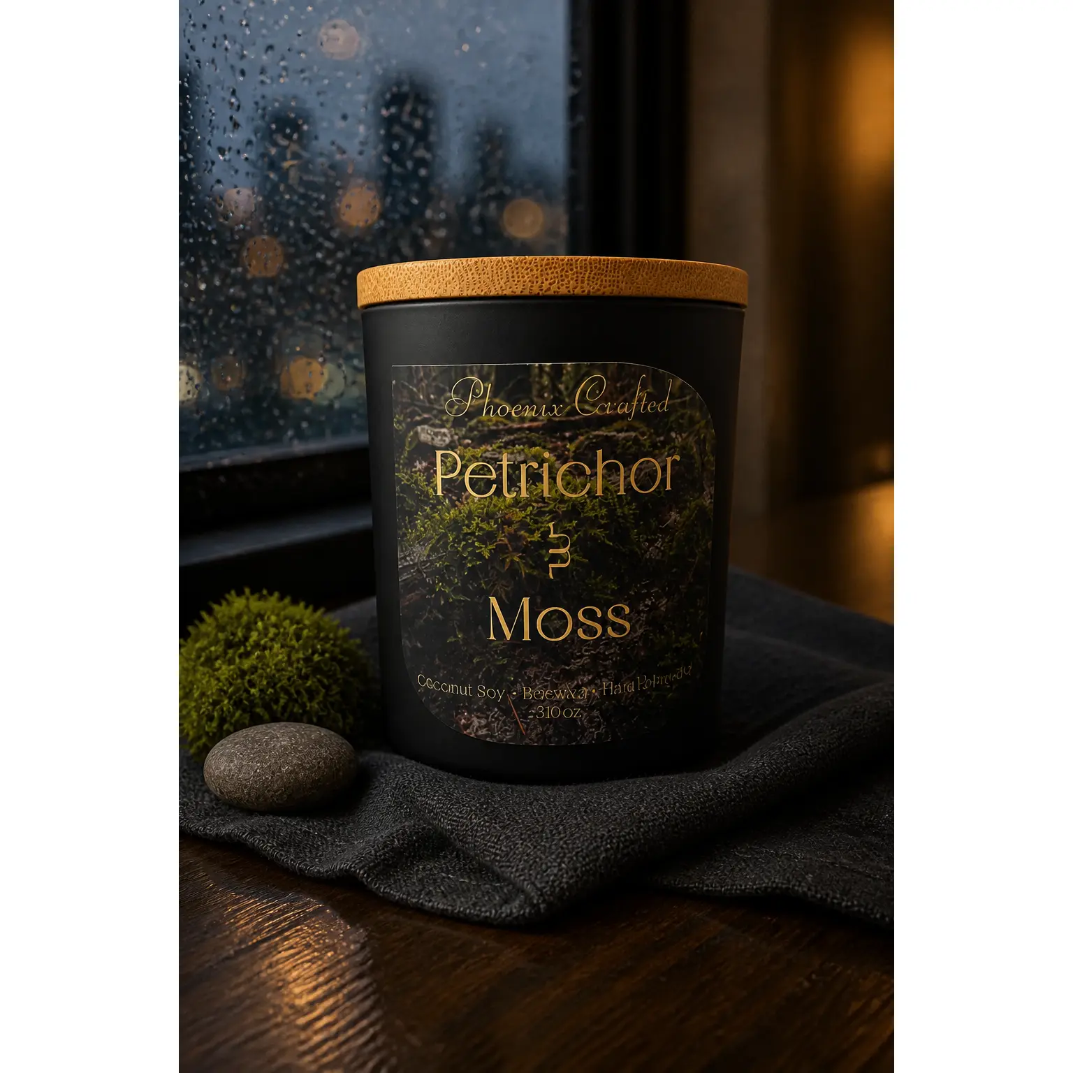 Petrichor & Moss Candle + Wax Melt Gift Set