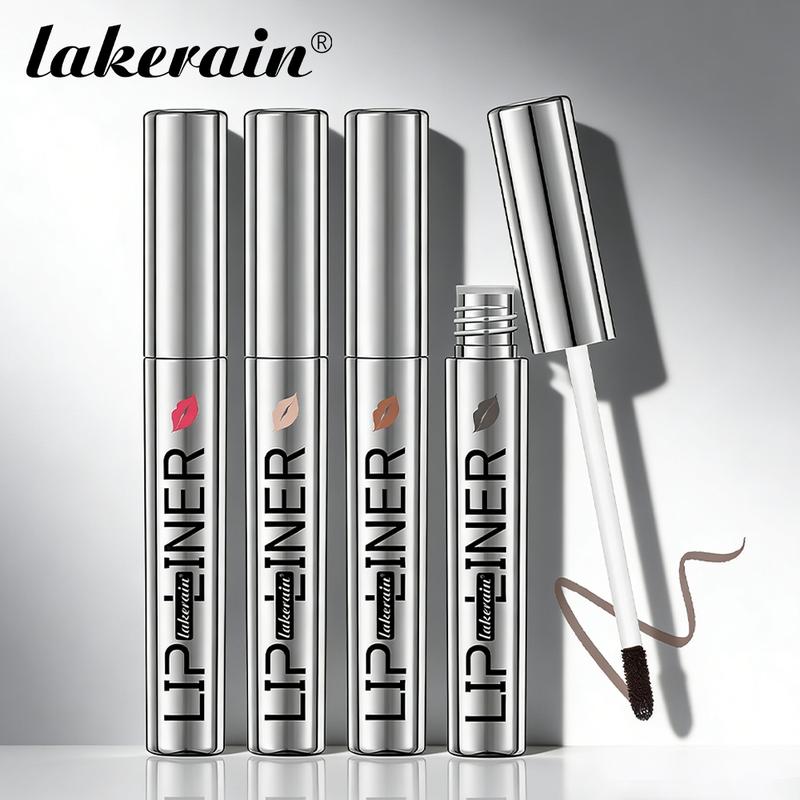 lakerain 1 Count/4 Counts Peel-off Liquid Lip Liner Lip Stain, Long-lasting Matte Peelable Lip Gloss, 4 Shades Available, Highly Pigmented, All-day Wear, Essential Lip Makeup Tools, Women's Cosmetics, Lip Makeup Products