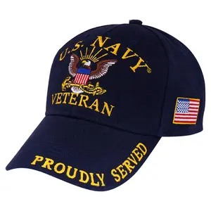 United States Navy (USN) Veteran Proudly Served | Navy Blue | Officially Licensed