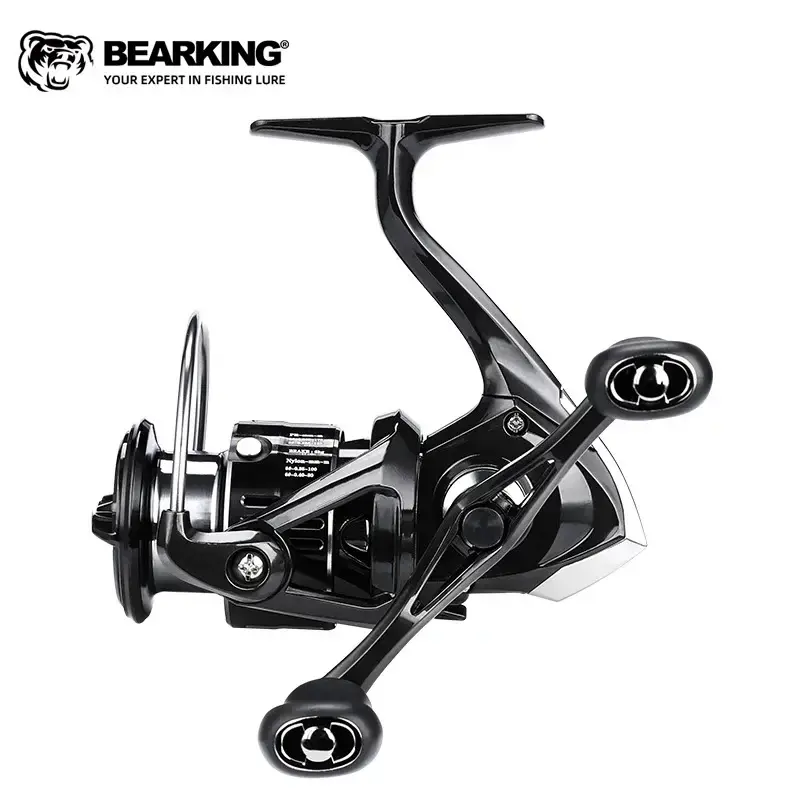 BEARKING All Metal Spinning Reel - Smooth 5.2:1 High Strength Fishing Wheel