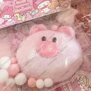Pig Head Taba Squishy Piggy Pig Fidget Toys Food-grade Silicon ASMR Sensory Stress Relief Squeeze Toys for Kids Game Party Gifts