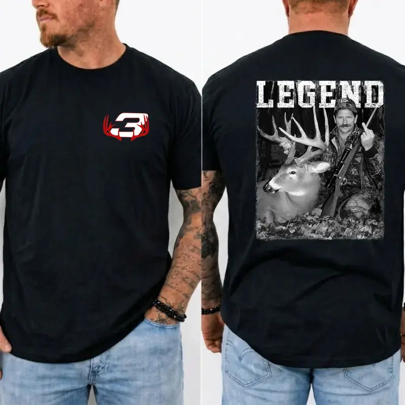 Dale Earnhardt 03 T-Shirt, Racing Middle Finger 2 Sided Shirt, Nascar Vintage Style Unisex Sweatshirt, Lovers Racing, Full Size Full Color