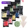 Hard Wax Beads for Hair Removal, 10-Piece Set 10 Colors with Stick, Gentle Wax Pearls & Wax Beans for Bikini, Facial & Underarm, At-Home Body Waxing Kit, Waxing Supplies, Gift #GLOBAL PICKS