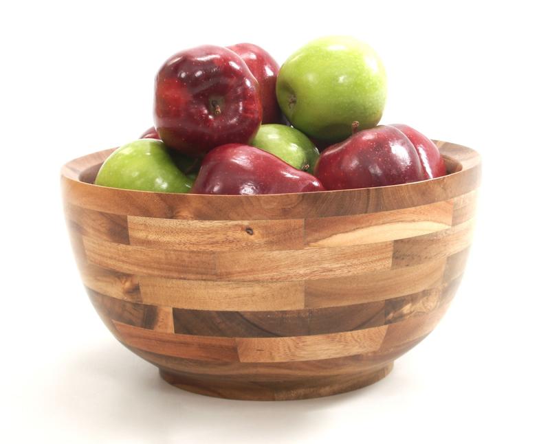 Premium Thick Acacia Wood Salad And Serving Bowl