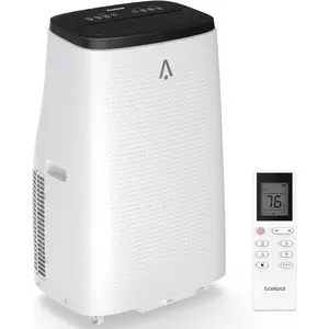 Garvee Portable Air Conditioner,14000 BTU Portable Air Conditioner, 3-In-1 Floor AC Unit with Built-In Dehumidifier & 3 Fan Speeds, Cools Rooms Up to 550 Sq.Ft, Ideal for Home/Office, White