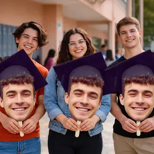 Graduation 2026, Big Head Face Cutouts, Graduation Fan, Class of 2026, Big Heads on a Stick, Face on a Stick, Gift for Graduate