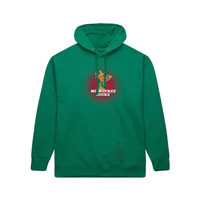 Mitchell & Ness HWC '68 Spray Paint Milwaukee Bucks Hooded Sweatshirt