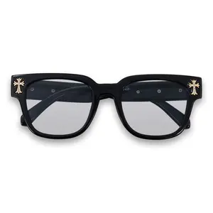 Triple Cross Sunglasses – Black Lens Fashion Sunglasses