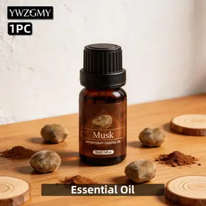 1pc Flat Head Essential Oil, Wood Scent, Long-Lasting Fragrance, Unisex, Suitable for Aromatherapy Stones, Candles, Diffusers, Humidifiers