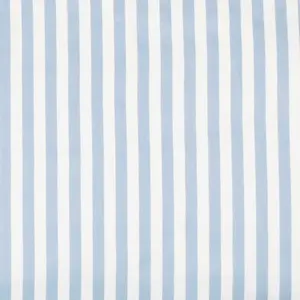 French Blue Striped Fitted Sheet