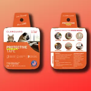 CLAWGUARD: Protection Tape Roll With Dispenser - Shield From Scratching
