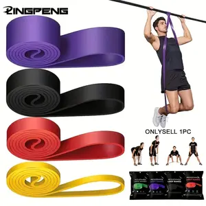 Resistance Band Suitable for Indoor & Outdoor Use, Unisex Exercise Assist Band, Body Stretching, Muscle Training, 1 Piece