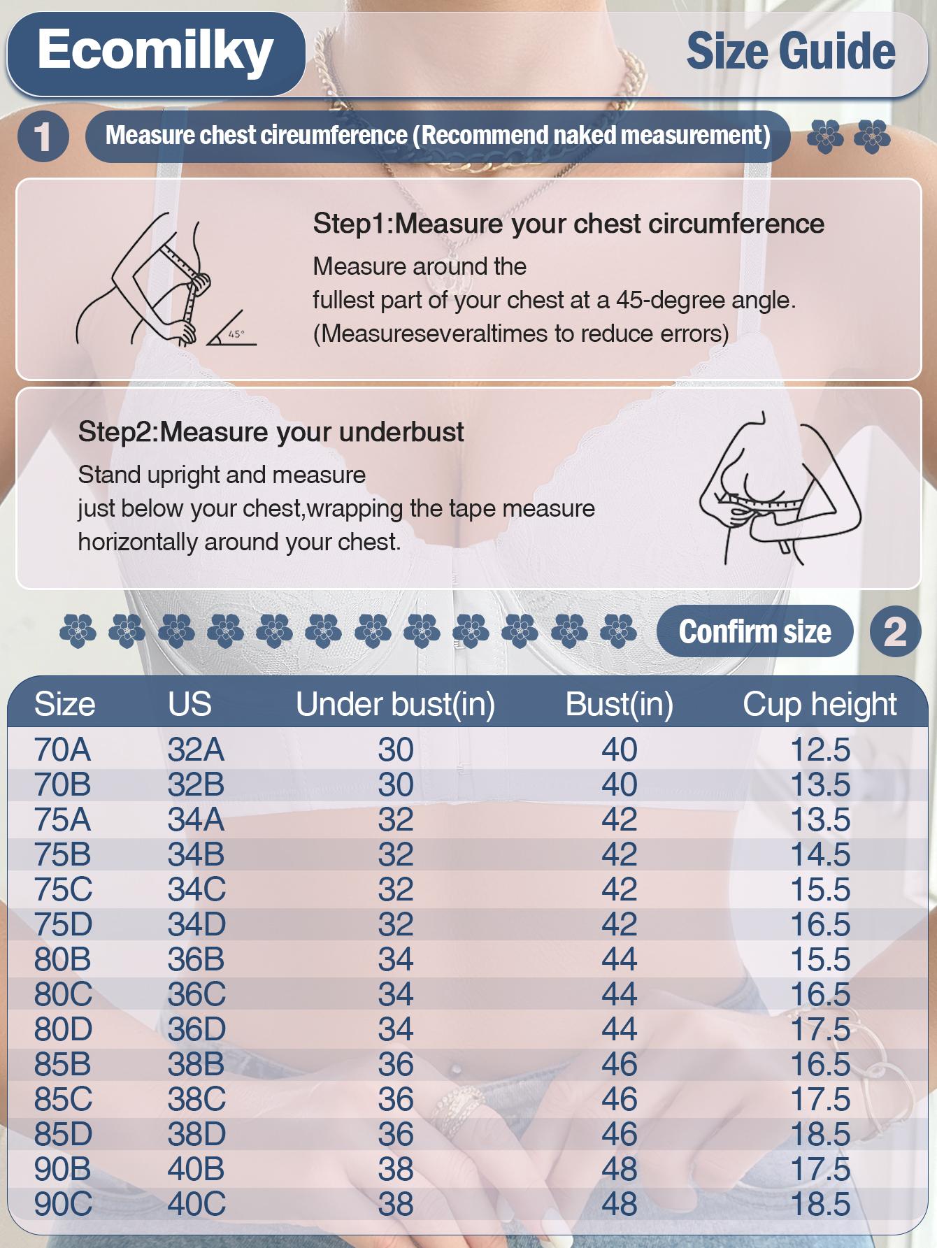 White women's underwear front clasp women's comfortable sexy lace bra with underwire push up bra suitable for all seasons Womenswear Basic push up bra bra bras for women