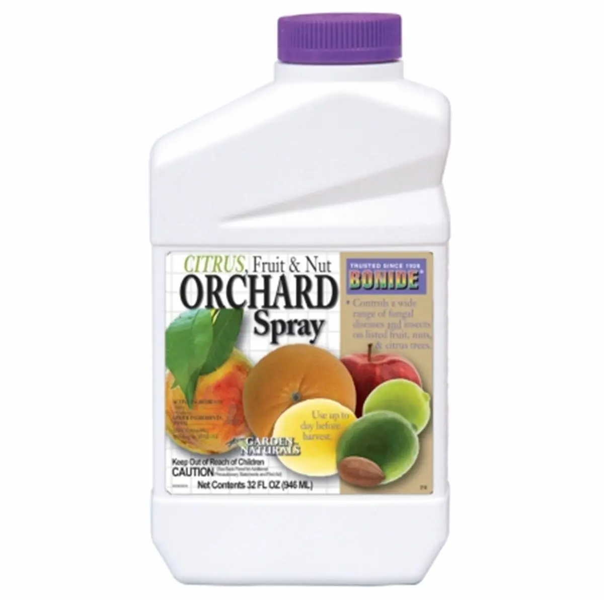 Bonide Concentrated Citrus Fruit and Nut Orchard Spray, Natural Blend Insect Control All-Purpose Spray for Citrus Care (Qt Size)