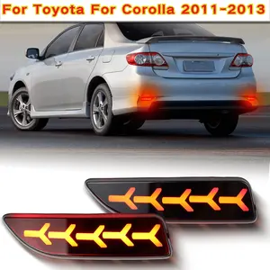 Replacement Accessories for Toyota Corolla 2011-2013 Rear Bumper Lamp Covers, 2 Pieces