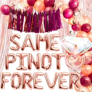 Same Pinot Forever Bachelorette Decor Wine Bridal Shower Decorations for Wine Bachelorette Party Napa Bachelorette Party Decorations