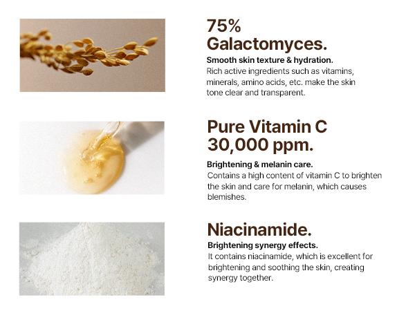 [SOME BY MI] Galactomyces Pure Vitamin C Glow Serum 1.01oz - Korean Face Serum for Glow Glass Skin - Dark Spot Correcting Serum - Korean Skin Care