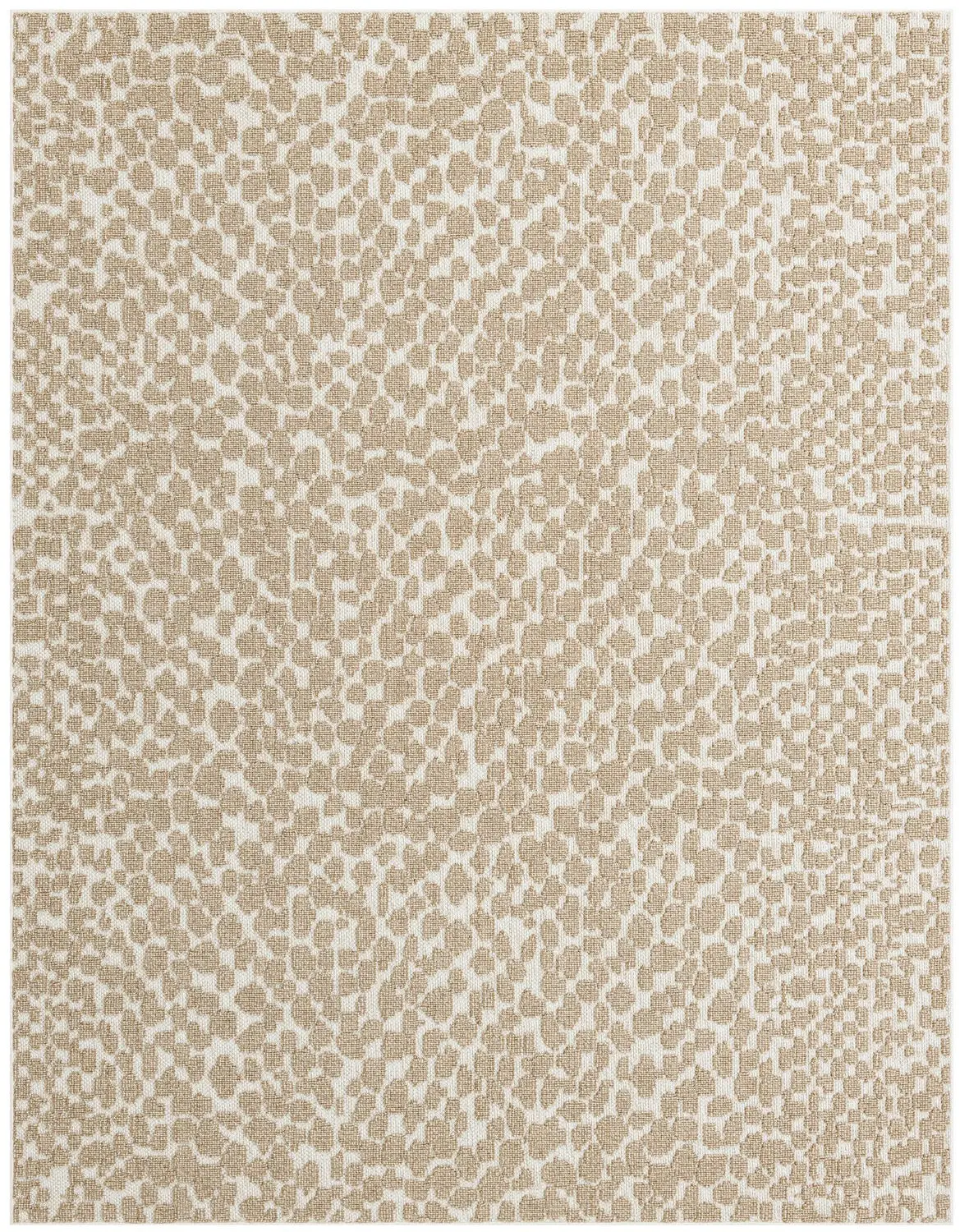 Easy-Clean Safari Decorative Area Rug, Modern Floor Rug, All-Weather Indoor-Outdoor Carpet