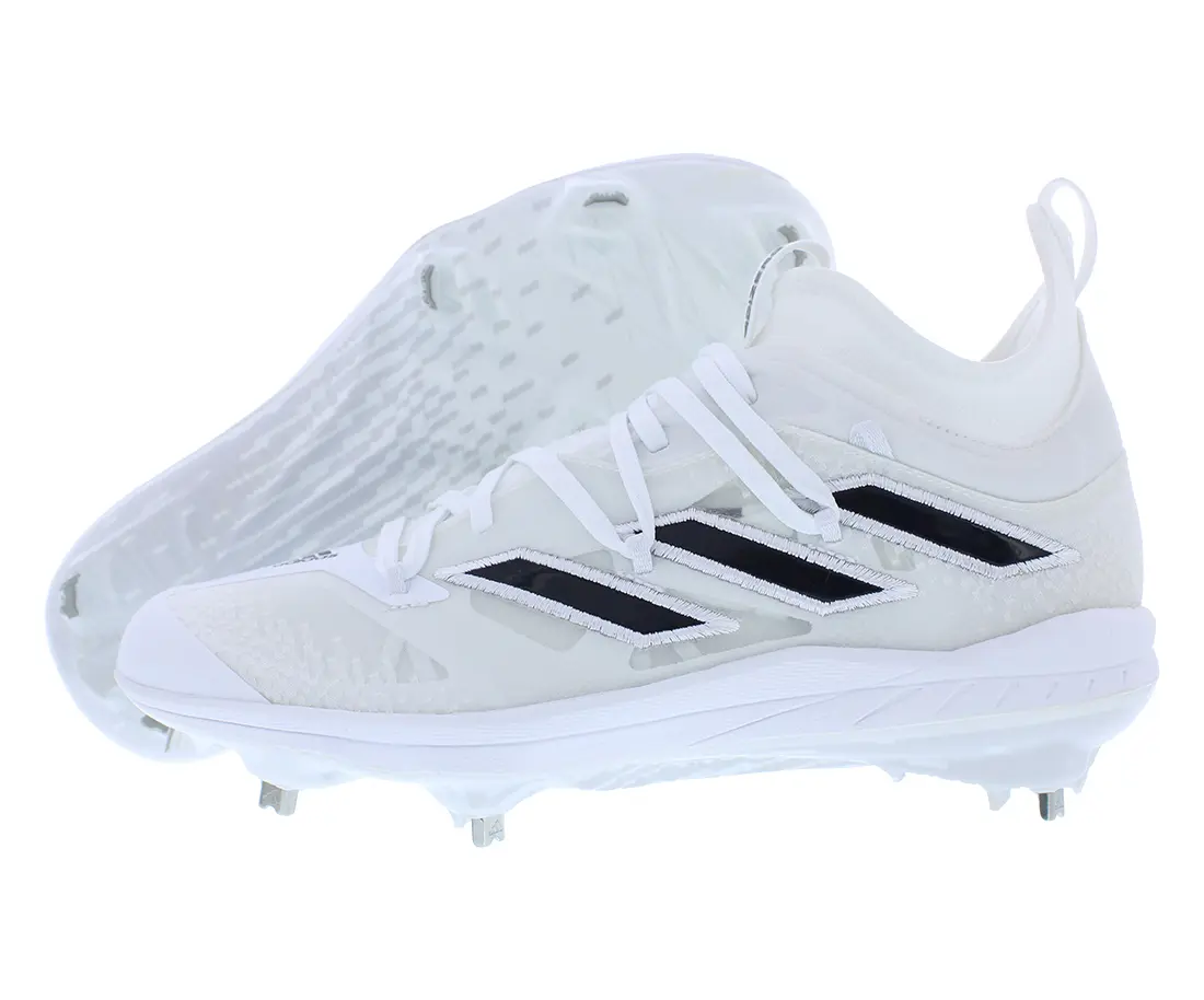 Adidas Athletic Sports Shoes for Men, Adizero Afterburner NWV Low-Cut Baseball Cleats with Lace-up Molded Sole