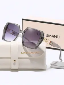 Women's Classic Square Frame Fashion Glasses, Unique Craftsmanship Design Accessory for Women, Perfect Gift for Dance & Holiday Events, Trending Glasses