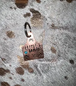 Dog Tag W/Turquoise Stone