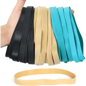 Heavy Duty Thick Rubber Bands, 36Pcs Large Wide Big Rubber Bands for Office Supplies, Industrial & Power Wheels Traction, Size#107 Reusable Ranger Bands