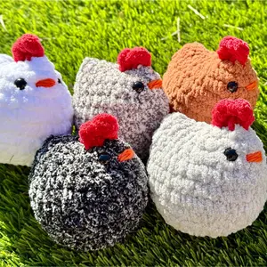 Crochet Chicken Plushie