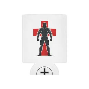 Lightweight Faithful Insulated Can Cooler - Beverage Sleeve Drink Holder, Christian In Christ Design Gift for Household Use