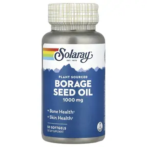 Solaray Borage Seed Oil, 1,000 mg, 50 Softgels