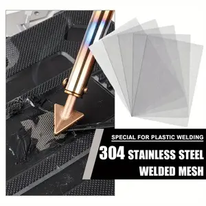 20-Piece Car Bumper Repair Kit Stainless Steel Mesh, Durable Plastic Fix Net for Holes Cracks, Easy Installation, Restores Aesthetics, Car Repair Tools