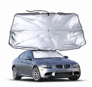 Foldable Car Windshield Sunshade, Car Windshield Cover for Sun, Portable Car Sunshade Windshield Outside, Heat Insulation Front Window Sun Shade for SUV Truck MPV Hatchback