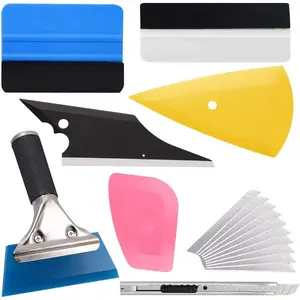 17 count  Vinyl Wrap Tool Window Tint Kit,  Window Tint Application Tool Glass Protective Film Installing Tool Set with Window Tint Squeegees, Felt ,   &