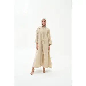 Shimmery Linen Abaya