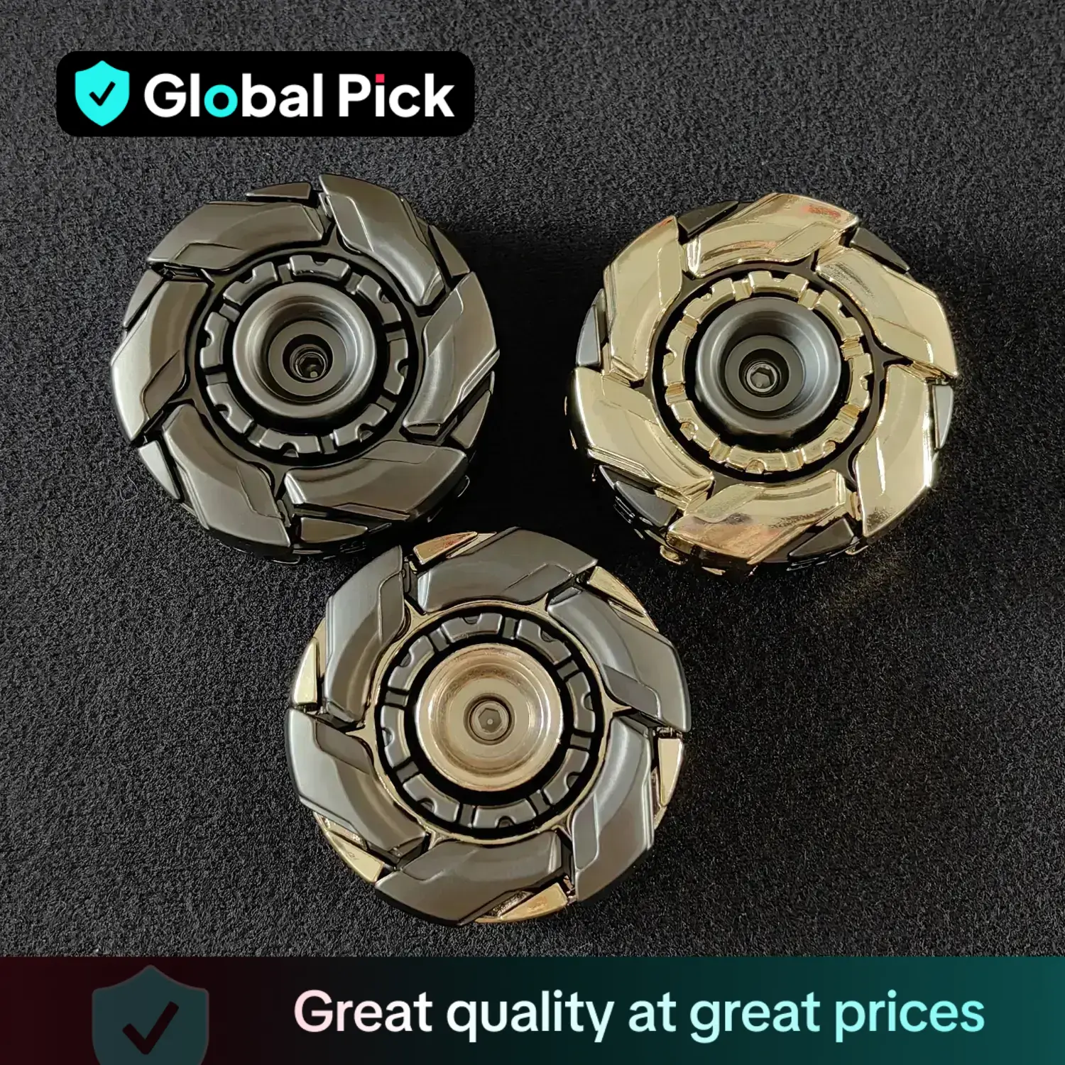 Fidget Spinner Toy, 1 Count Metal Design Stress Relief Toy, Open Armor Spinning Top Fidget Toy, Hand Spinner Toy for Adults, Fidget Slider, Stress Rel