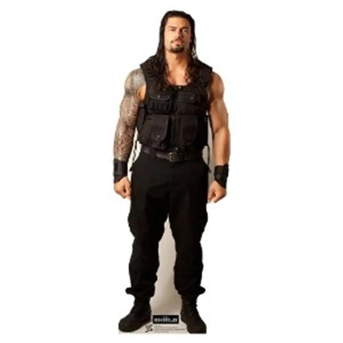 212 MAIN Large-Size Decorative WWE Roman Reigns Cardboard Cutout - Model 1579, Indoor Home Decor, Home Supplies, with Stand for Roman Reigns Fans