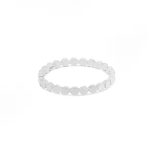 Belle Flat Dot Matte Ring