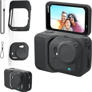 For Insta360 GO Ultra Silicone Case for Insta 360 Ultra Action Camera Protective Cover With Lens Protection Film Accessories