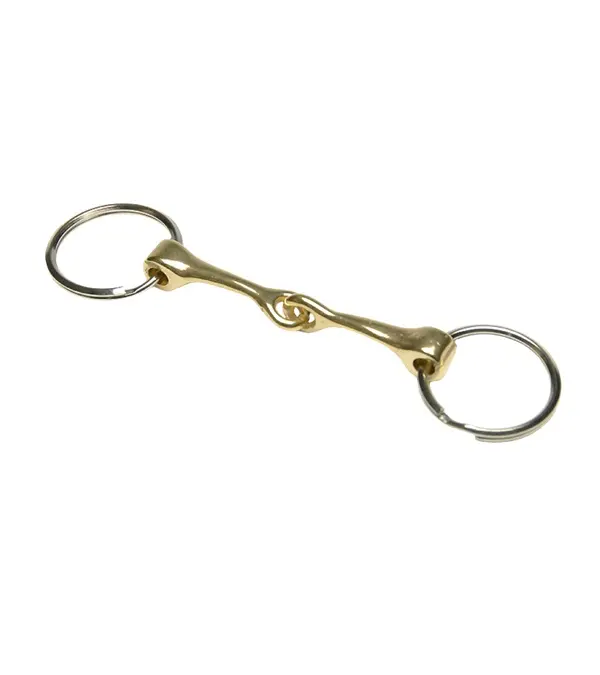 212 MAIN 1695 Snaffle Bit Keychain - Equestrian Sports Accessory, Keychain Pendant, Horse Lover Gift, Fashionable Alloy Keychain, Gift Ideas